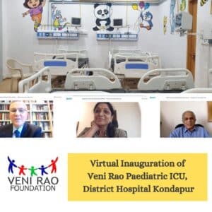 Inauguration of Paediatric ICU, Kondapur by Mr. Ajit Rangnekar